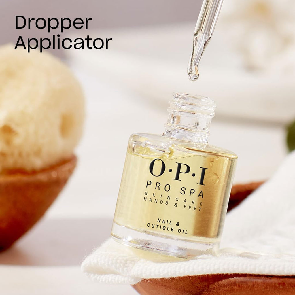 OPIProSpa Nail and Cuticle Oil | Cuticle Oil Bottle for Nails & Dry Hands | Strengthens Cuticles for Nail Growth