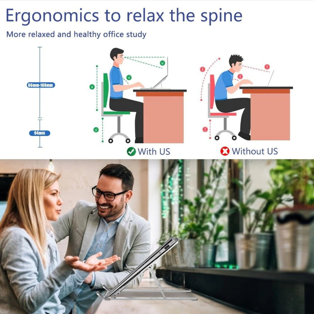 Vitalthings® Foldable & Adjustable LAPTOP Stand
