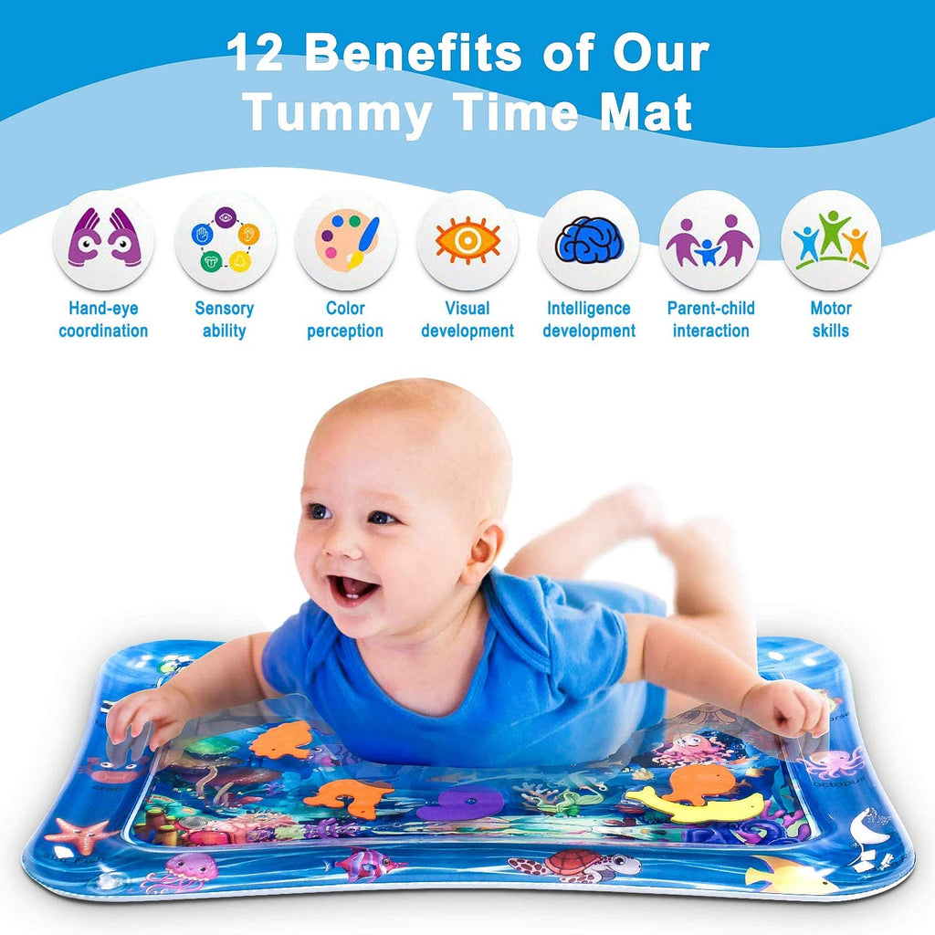 Baby Tummy Time Water Mat - Develop & Learn