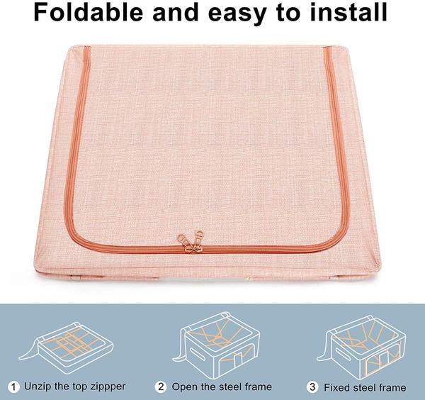 Vitalthings® Oxford Fabric Storage Boxes - LARGE (66 LITERS)