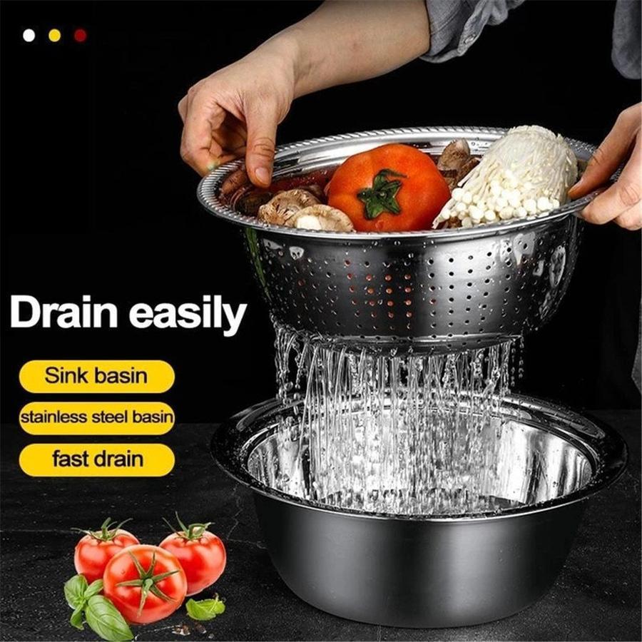 MULTIFUNCTIONAL STAINLESS STEEL BASIN