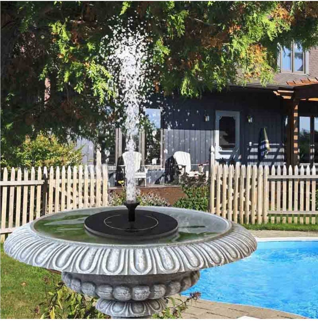 VITAL™  ECOFRIENDLY SOLAR FOUNTAIN