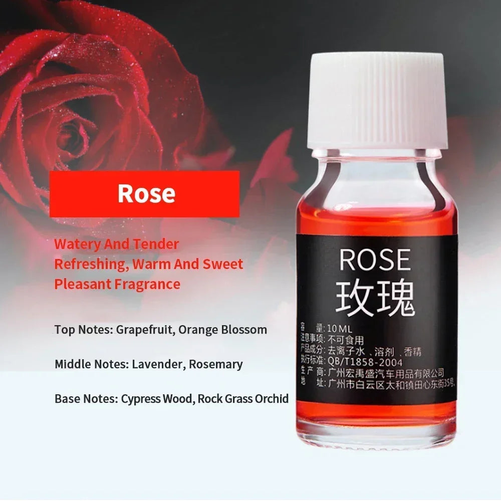 Air Freshener Car Perfume Refill Natural Plant Essential Oil Aroma Diffuser Fragrance Humidifier Essential Oil Freshener