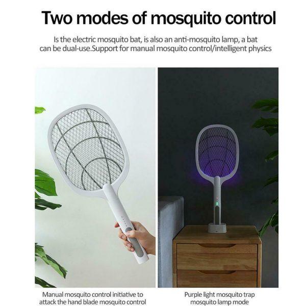 Mosquito Killer 2 in 1 Lamp and Racket