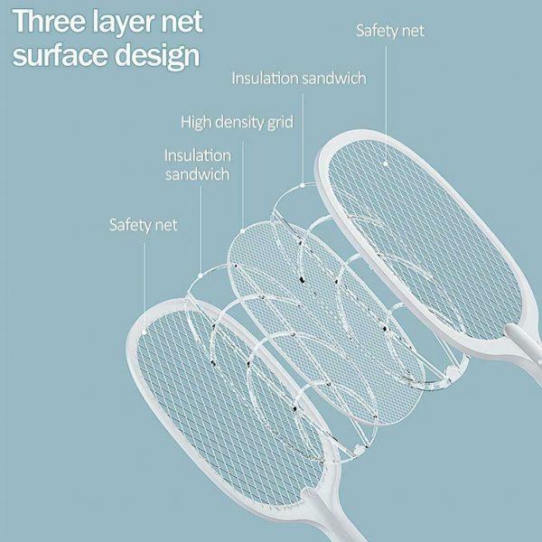 Mosquito Killer 2 in 1 Lamp and Racket