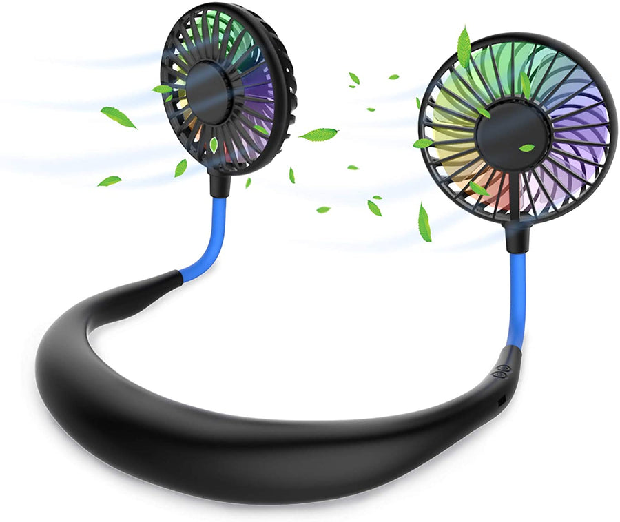Vital® USB Rechargeable Sports Fan With LED Light