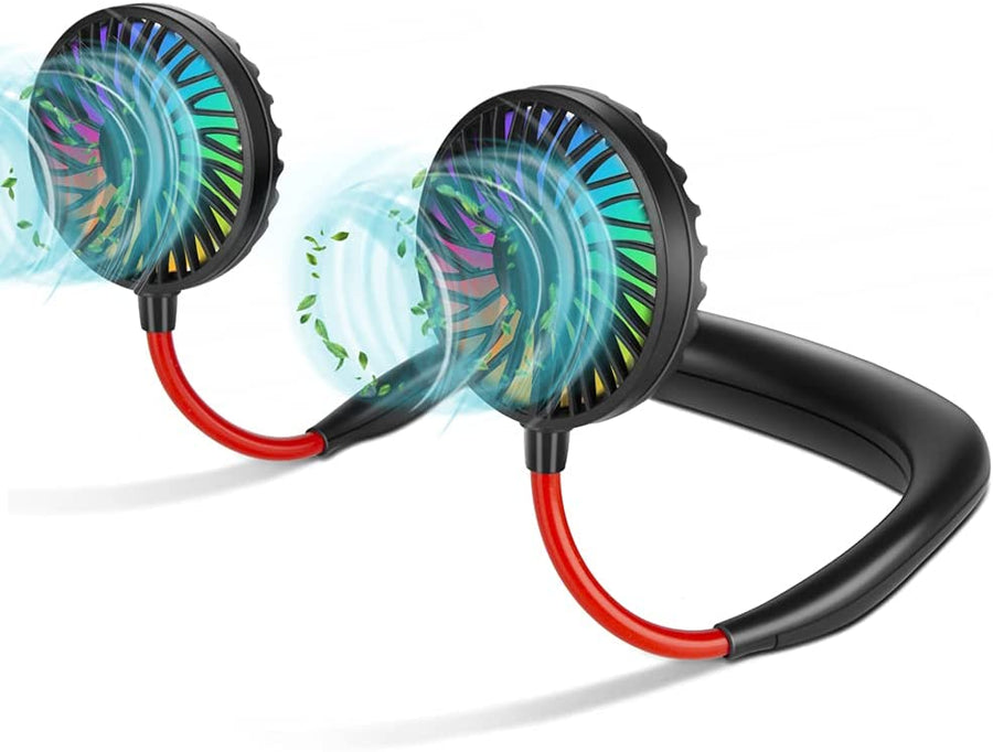 Vital® USB Rechargeable Sports Fan With LED Light