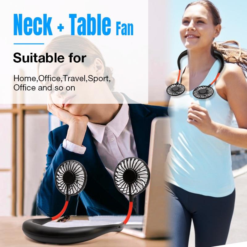 Vital® USB Rechargeable Sports Fan With LED Light