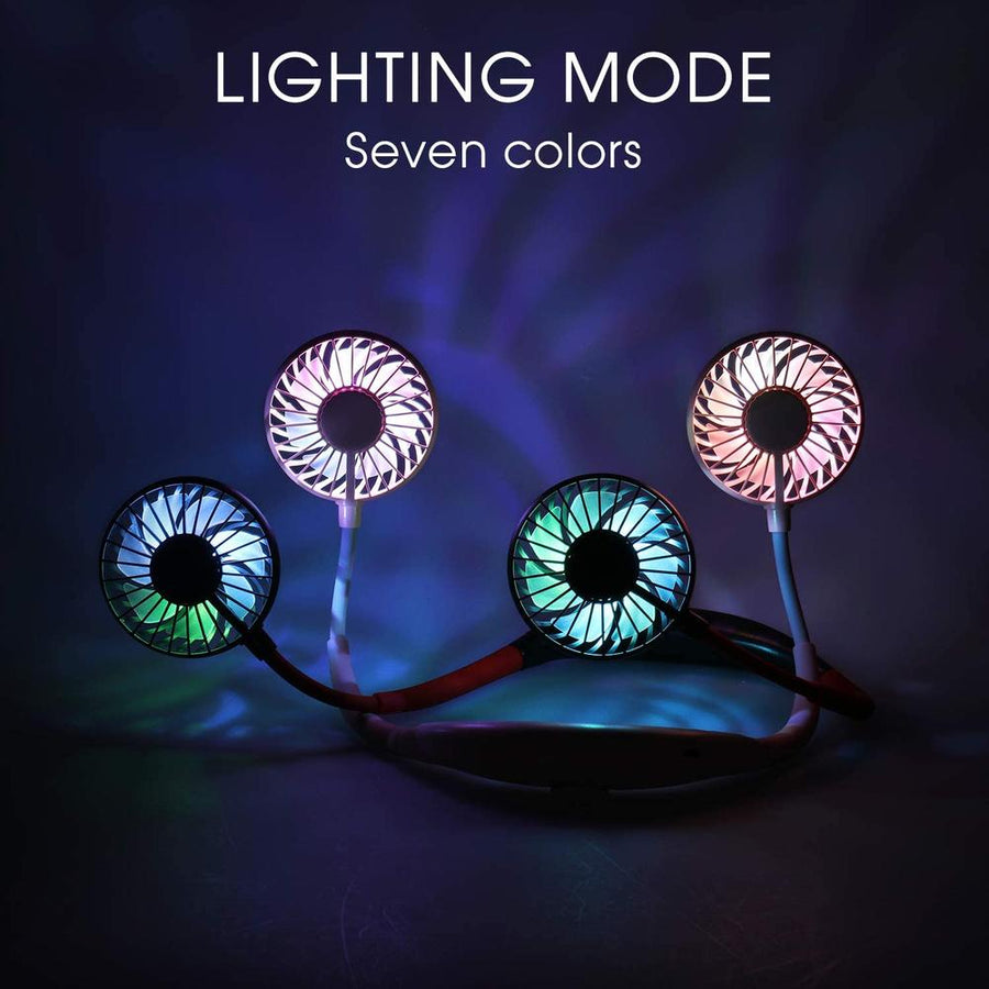 Vital® USB Rechargeable Sports Fan With LED Light