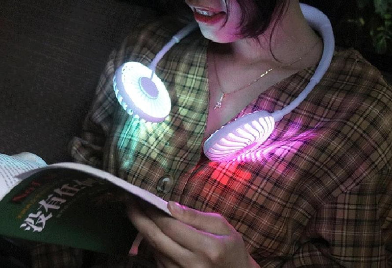 Vital® USB Rechargeable Sports Fan With LED Light